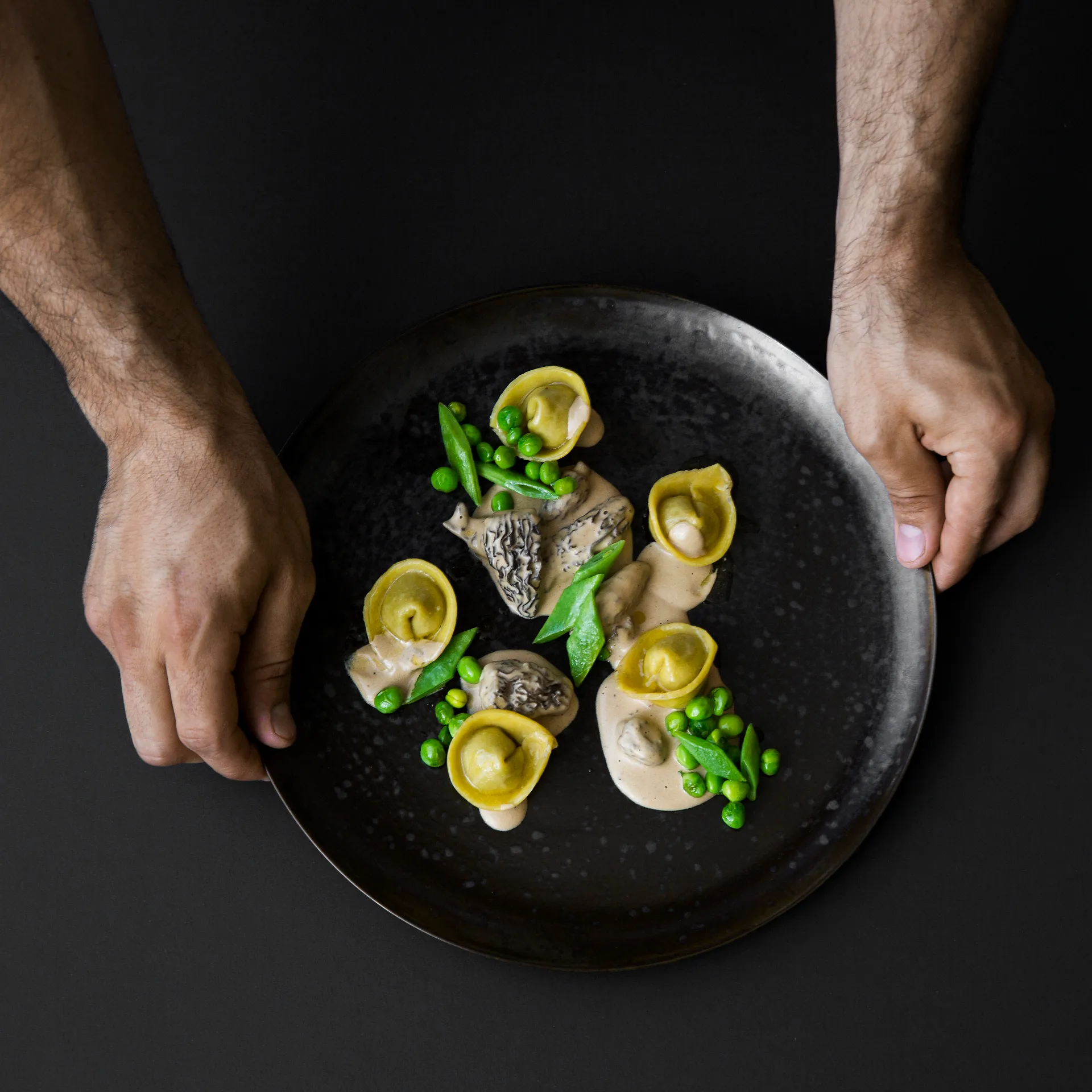 Norm 盘子 Ø23 cm, Dark Glazed Audo Copenhagen