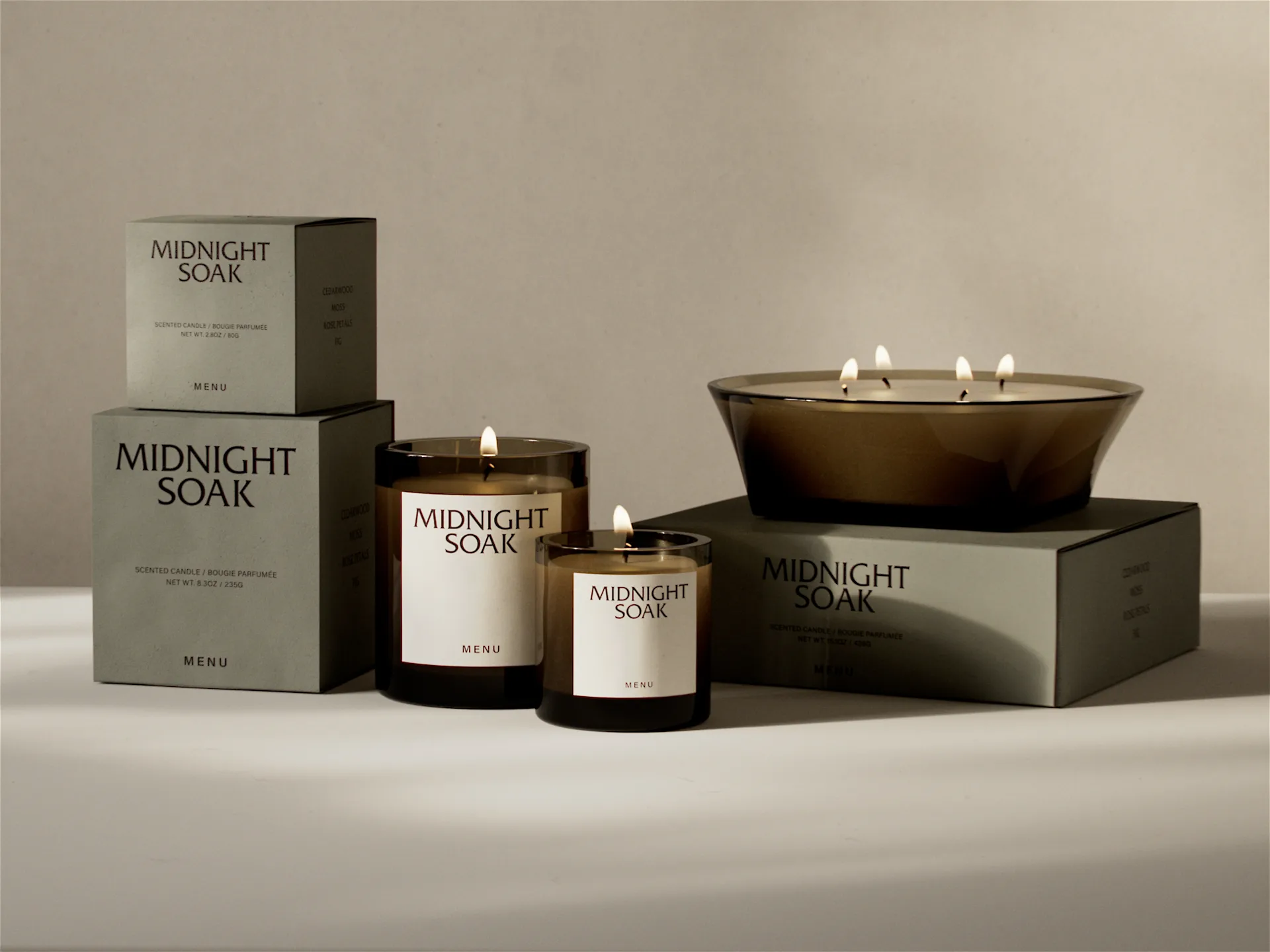 Olfacte 香薰蜡烛 Midnight Soak, 235g Audo Copenhagen