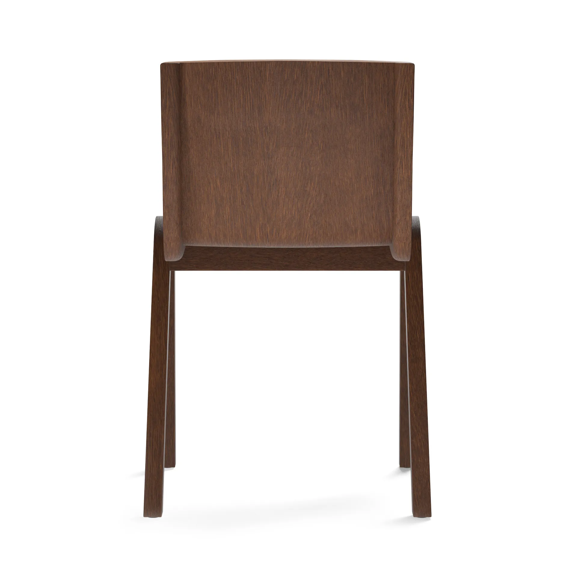 Ready 椅子 upholstered seat, 红色 自然木色-Audo Bouclé 02 Audo Copenhagen