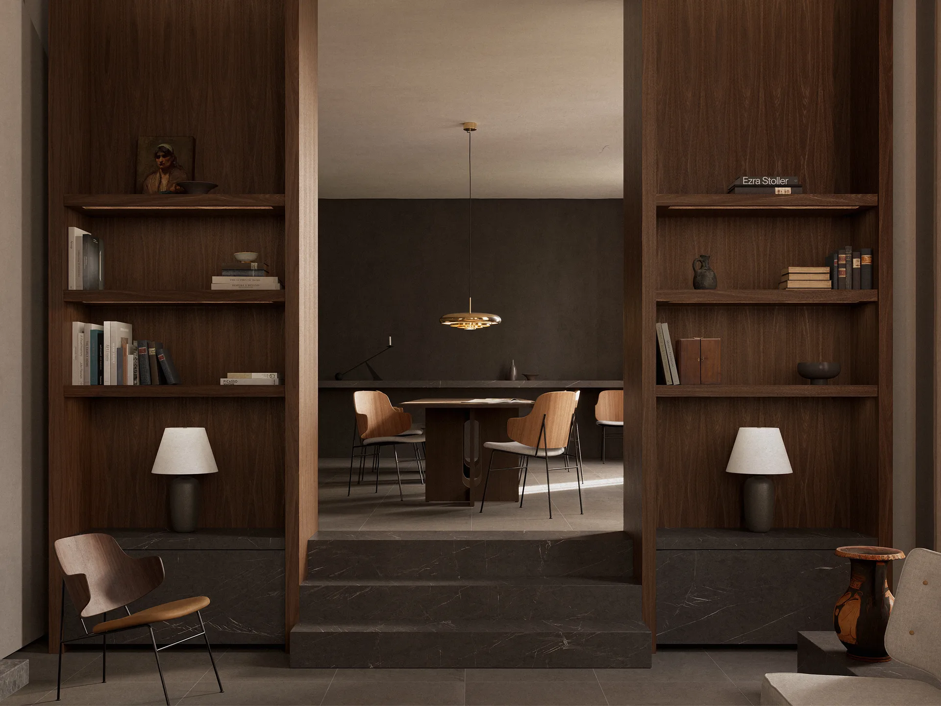 Resonant 吊灯 Ø53 cm, 黄铜色 Audo Copenhagen