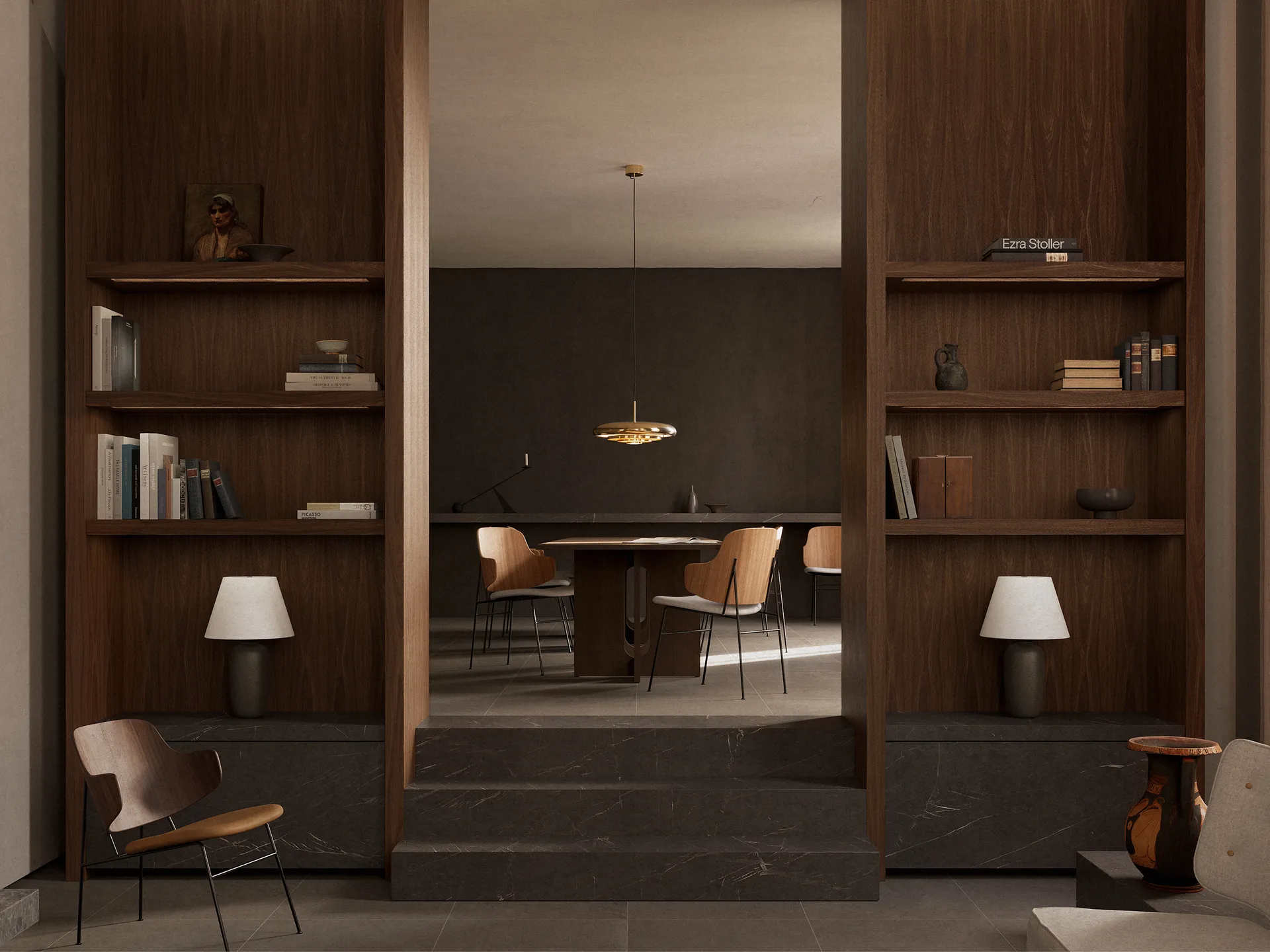 Resonant 吊灯 Ø53 cm, 黄铜色 Audo Copenhagen