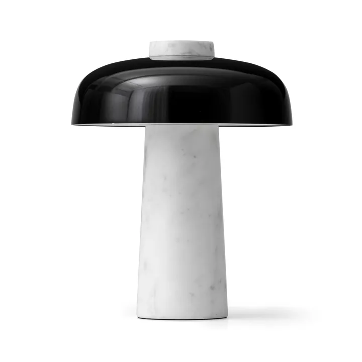Reverse台灯30cm - 卡拉拉白_黑色 - Audo Copenhagen