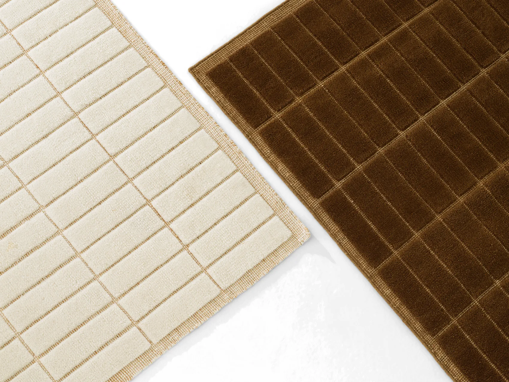 Tile 瓷砖纹理 地毯, 榛子棕_170x240cm Audo Copenhagen