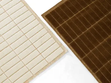 Tile 瓷砖纹理 地毯 - 榛子棕_170x240cm - Audo Copenhagen