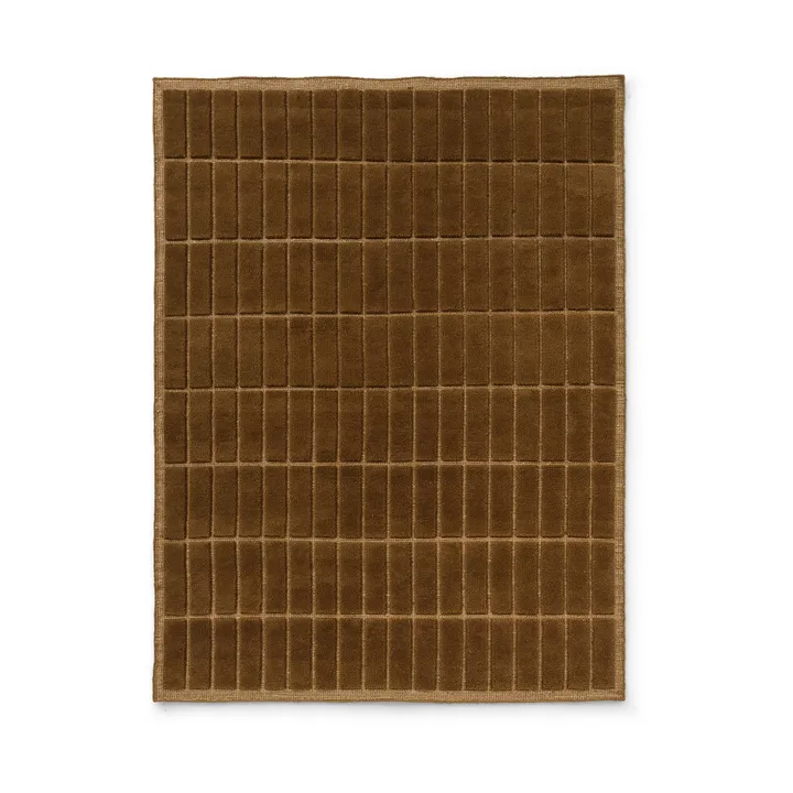 Tile 瓷砖纹理 地毯 - 榛子棕_170x240cm - Audo Copenhagen