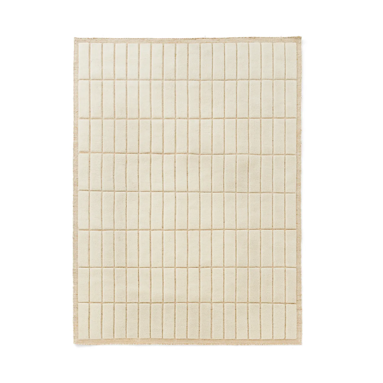 Tile 瓷砖纹理 地毯, 象牙白_170x240cm Audo Copenhagen