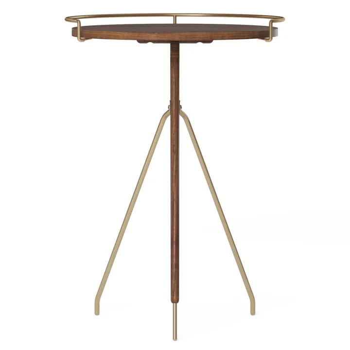 Umanoff 边桌 胡桃木抛光黄铜 - 60cm - Audo Copenhagen