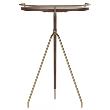 Umanoff 边桌 胡桃木抛光黄铜 - 60cm - Audo Copenhagen
