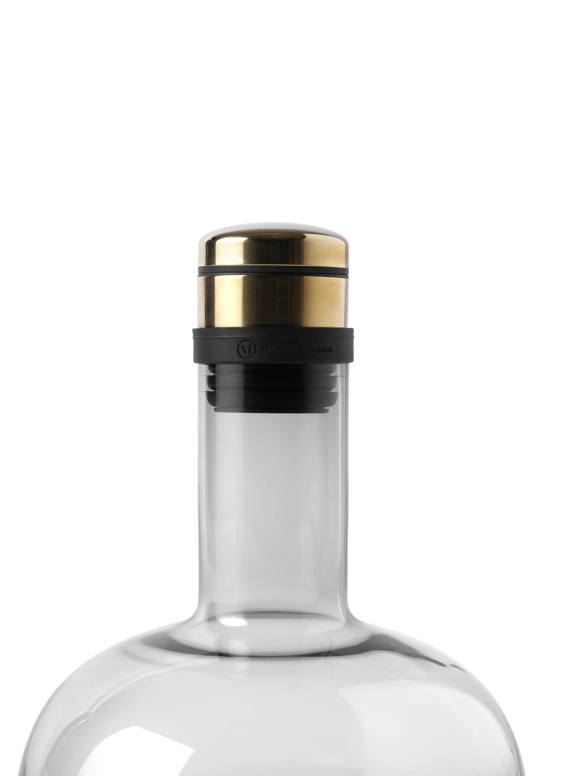 Wine breather deluxe醒酒器, 烟灰色_黄铜色 Audo Copenhagen