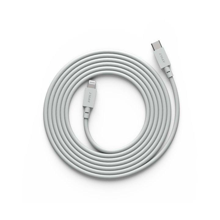 Cable 1 USB C to Lightning charging cable 2m - Gotland 灰色 - Avolt