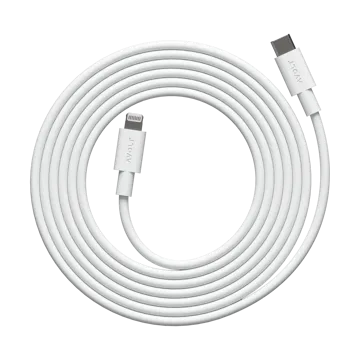 Cable 1 USB C to Lightning charging cable 2m - 白色 Martinelli Luce Edition - Avolt