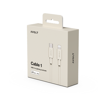 Cable 1 USB C to Lightning charging cable 2m - Nomad 沙色 - Avolt