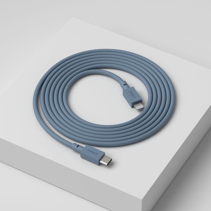 Cable 1 USB C to Lightning charging cable 2m, Shark 蓝色 Avolt