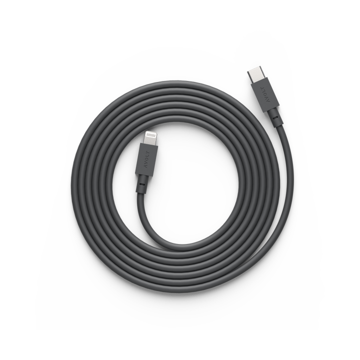 Cable 1 USB C to Lightning charging cable 2m - Stockholm 黑色 - Avolt