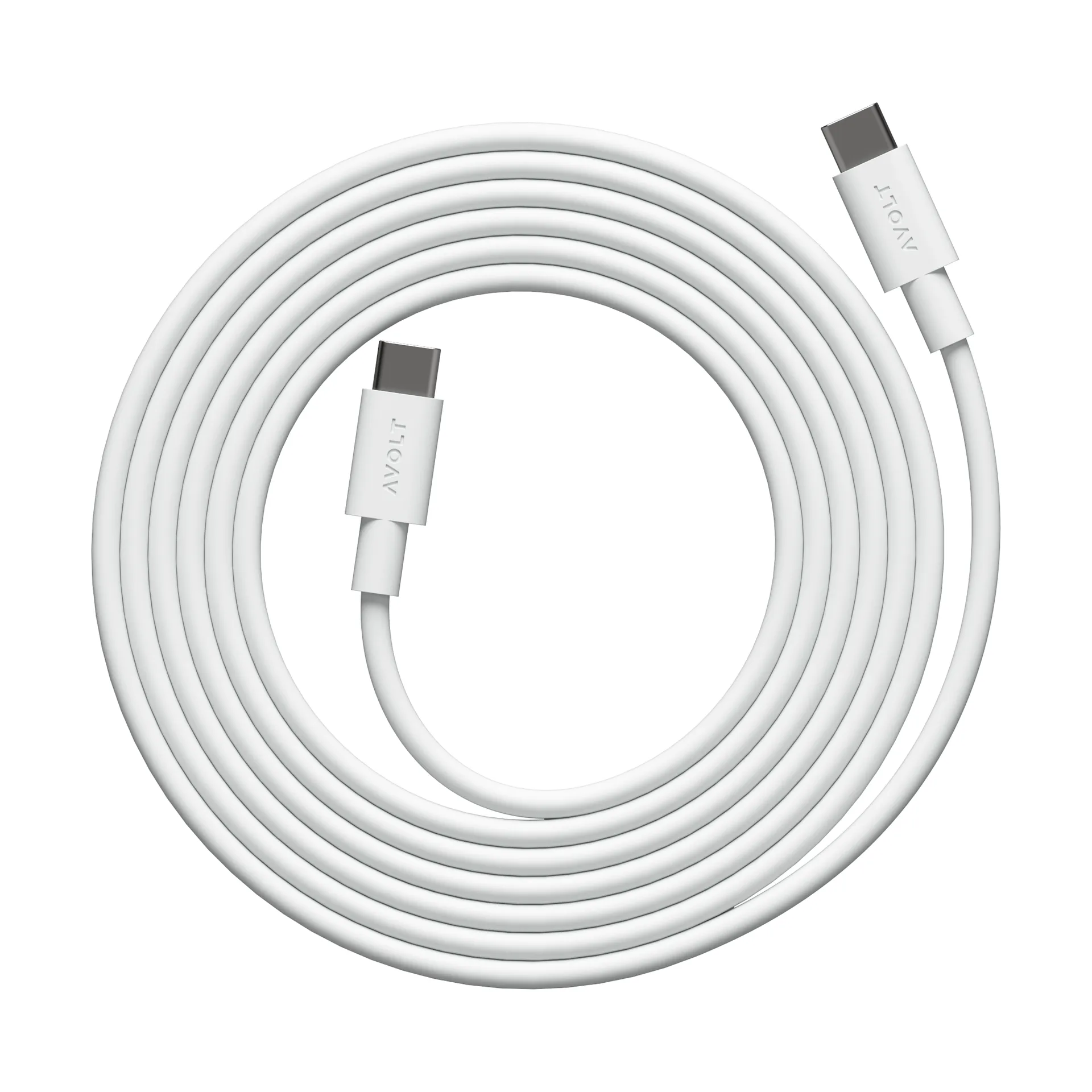Cable 1 USB-C to USB-C charging cable 2 m, 白色 Martinelli Luce Edition Avolt