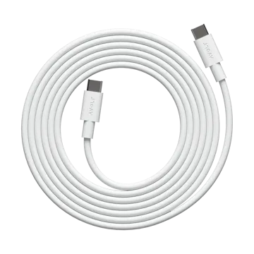 Cable 1 USB-C to USB-C charging cable 2 m - 白色 Martinelli Luce Edition - Avolt
