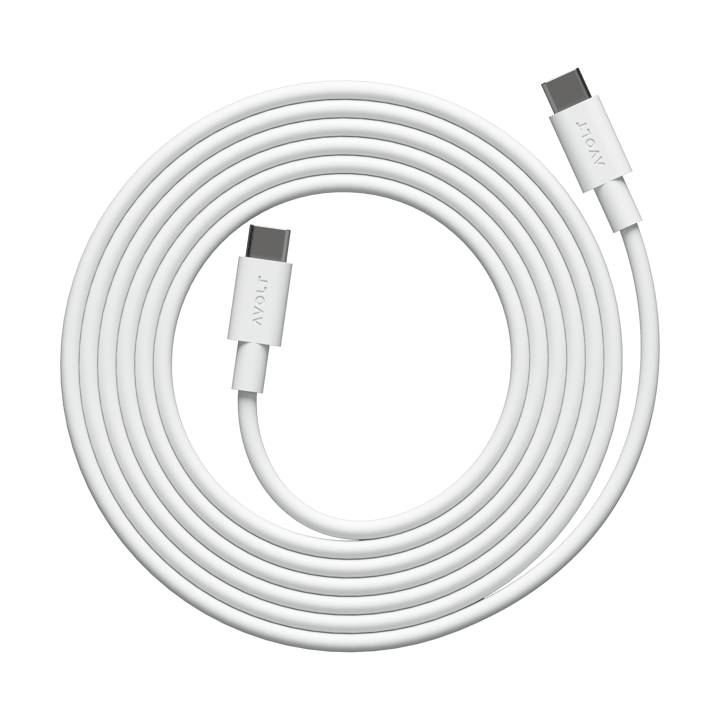 Cable 1 USB-C to USB-C charging cable 2 m - 白色 Martinelli Luce Edition - Avolt