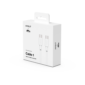Cable 1 USB-C to USB-C charging cable 2 m - 白色 Martinelli Luce Edition - Avolt