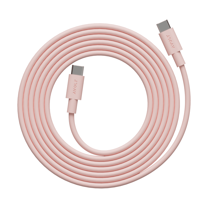 Cable 1 USB-C to USB-C charging cable 2 m - New 粉色 - Avolt