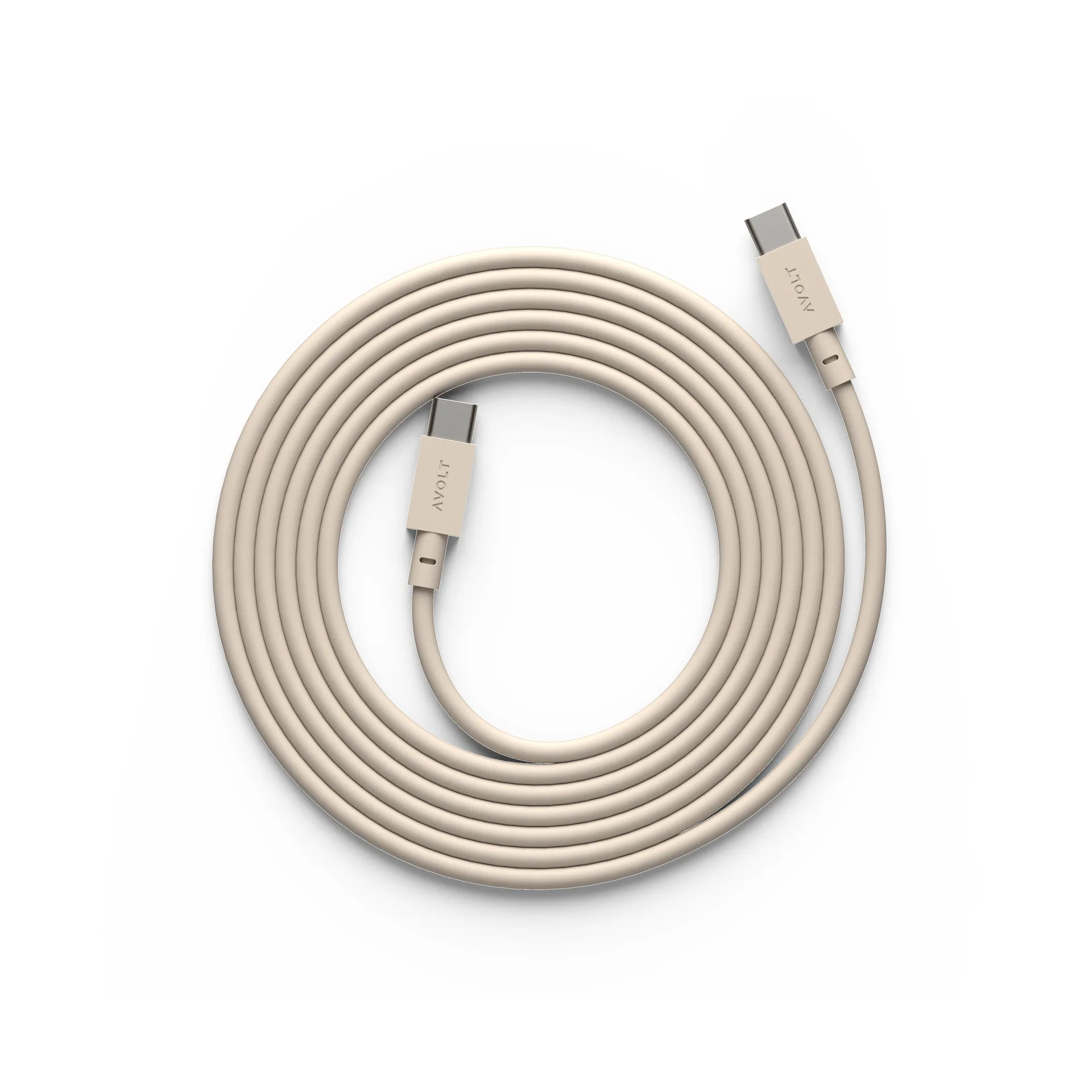 Cable 1 USB-C to USB-C charging cable 2 m, Nomad 沙色 Avolt
