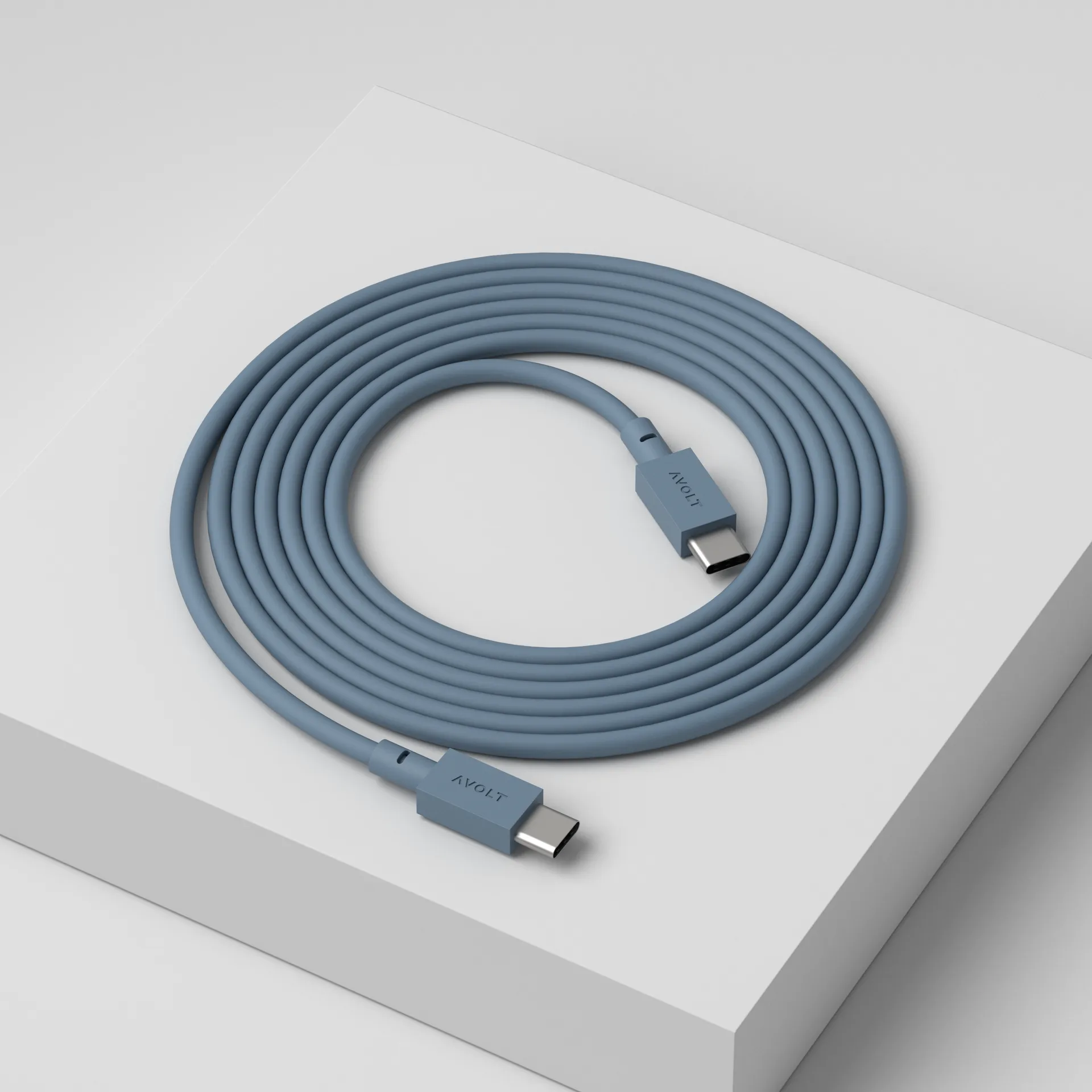 Cable 1 USB-C to USB-C charging cable 2 m, Shark 蓝色 Avolt