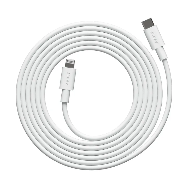 Cable 1 USB C转Lightning 充电线2m - 白色_Martinelli Luce限定款 - Avolt
