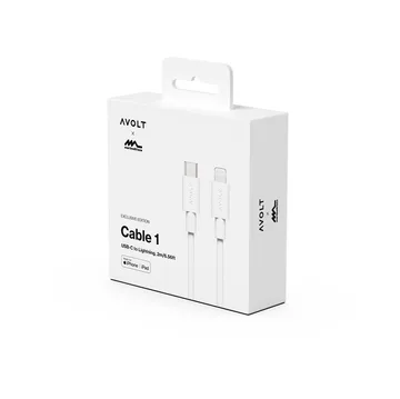 Cable 1 USB C转Lightning 充电线2m - 白色_Martinelli Luce限定款 - Avolt