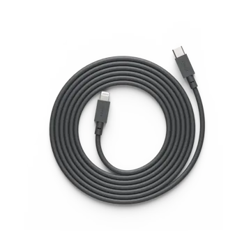 Cable 1 USB C转Lightning 充电线2m - 斯德哥尔摩黑 - Avolt