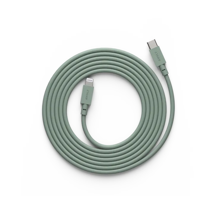 Cable 1 USB C转Lightning 充电线2m - 橡木绿 - Avolt