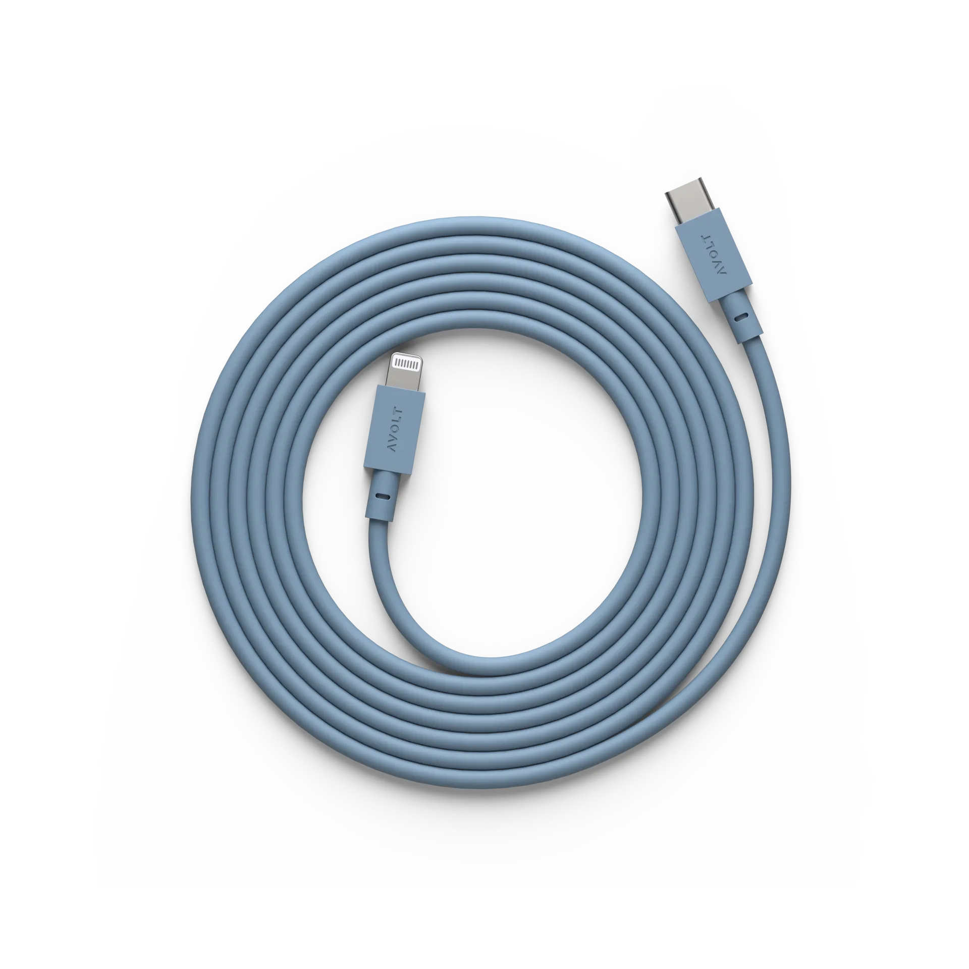 Cable 1 USB C转Lightning 充电线2m, 鲨鱼蓝 Avolt