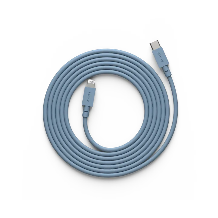 Cable 1 USB C转Lightning 充电线2m - 鲨鱼蓝 - Avolt