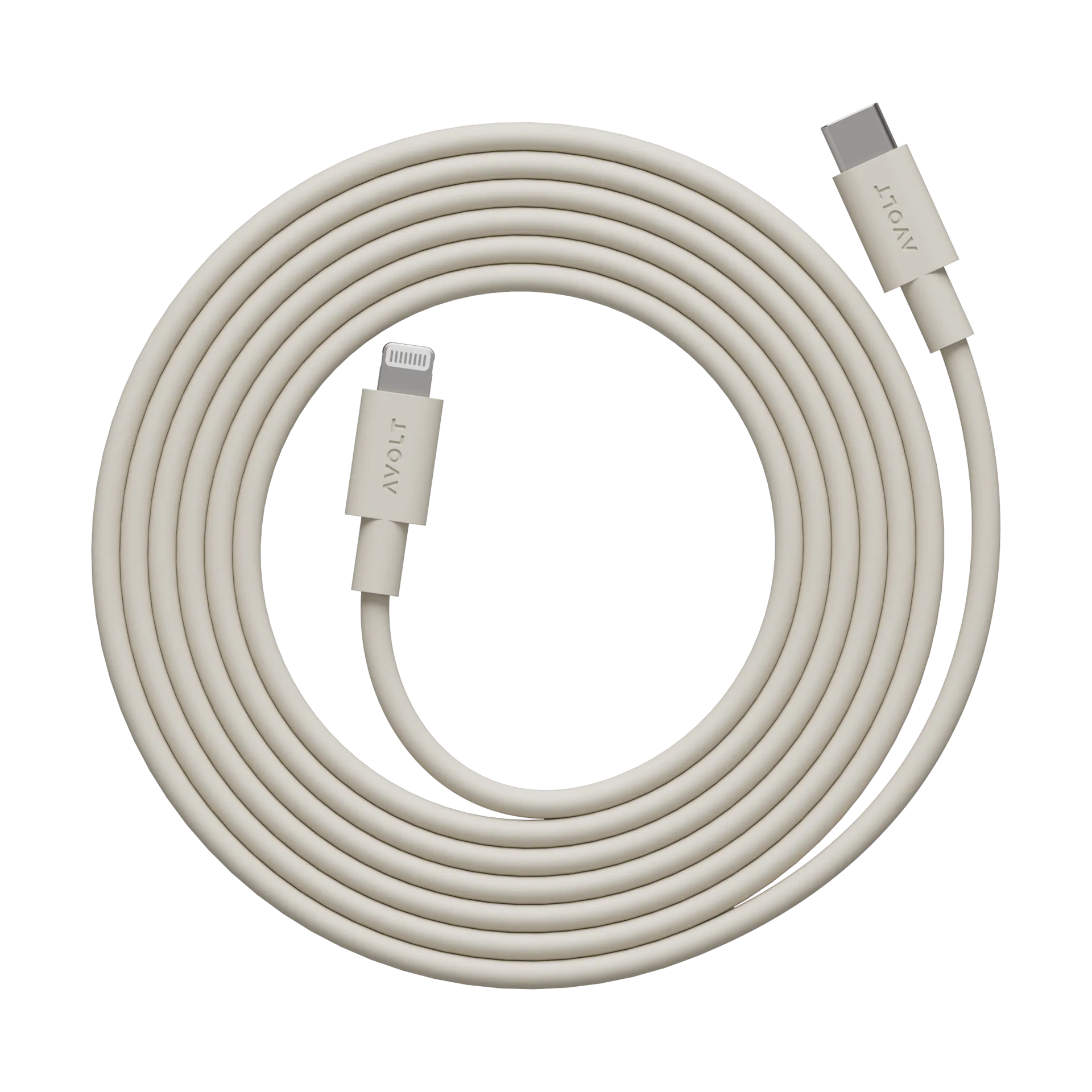Cable 1 USB C转Lightning 充电线2m, 游牧沙色 Avolt