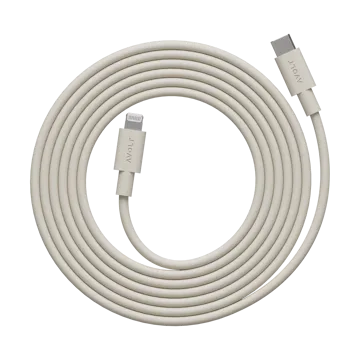 Cable 1 USB C转Lightning 充电线2m - 游牧沙色 - Avolt