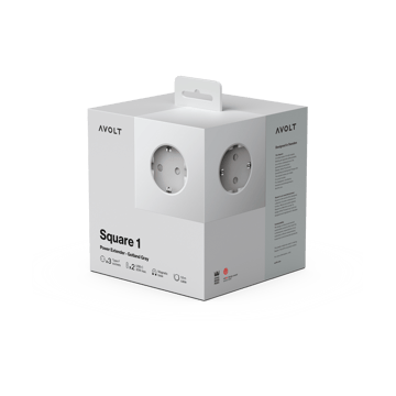 Square 1 power strip USB-C 30W 3 m - Gotland 灰色 - Avolt