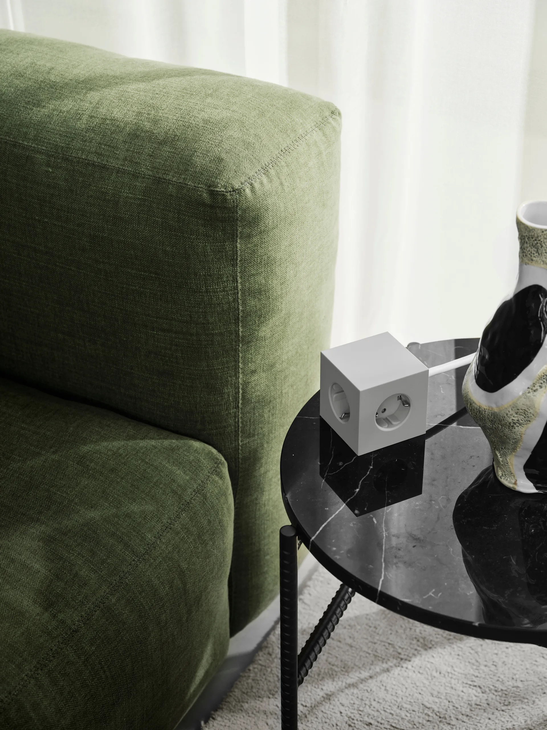 Square 1 power strip USB-C 30W 3 m, Gotland 灰色 Avolt