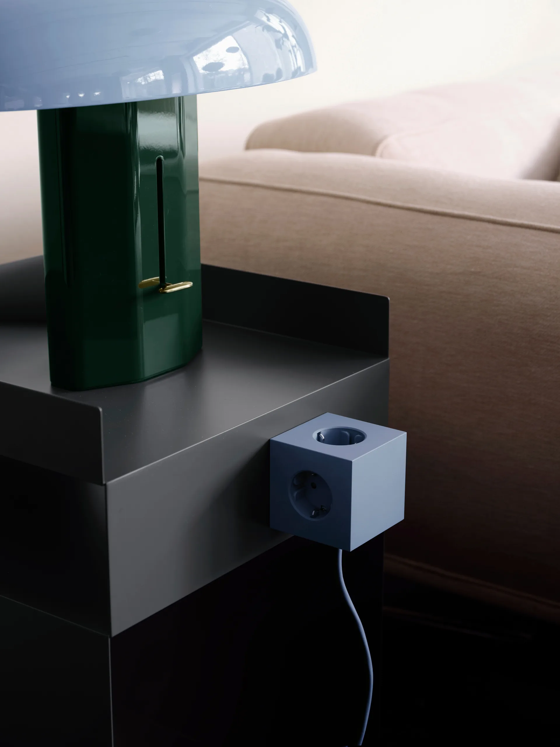 Square 1 power strip USB-C 30W 3 m, Shark 蓝色 Avolt