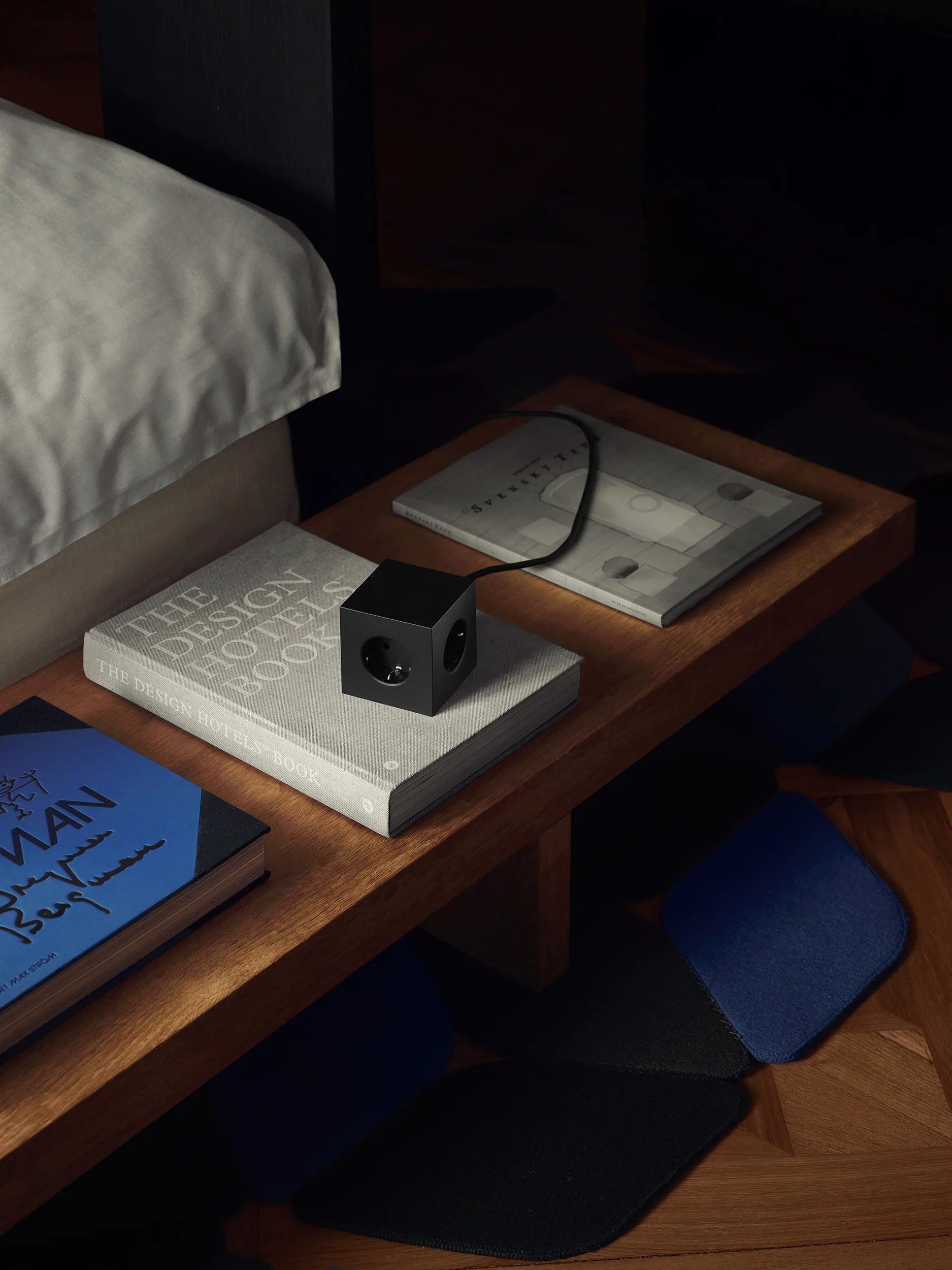 Square 1 power strip USB-C 30W 3 m, Stockholm 黑色 Avolt