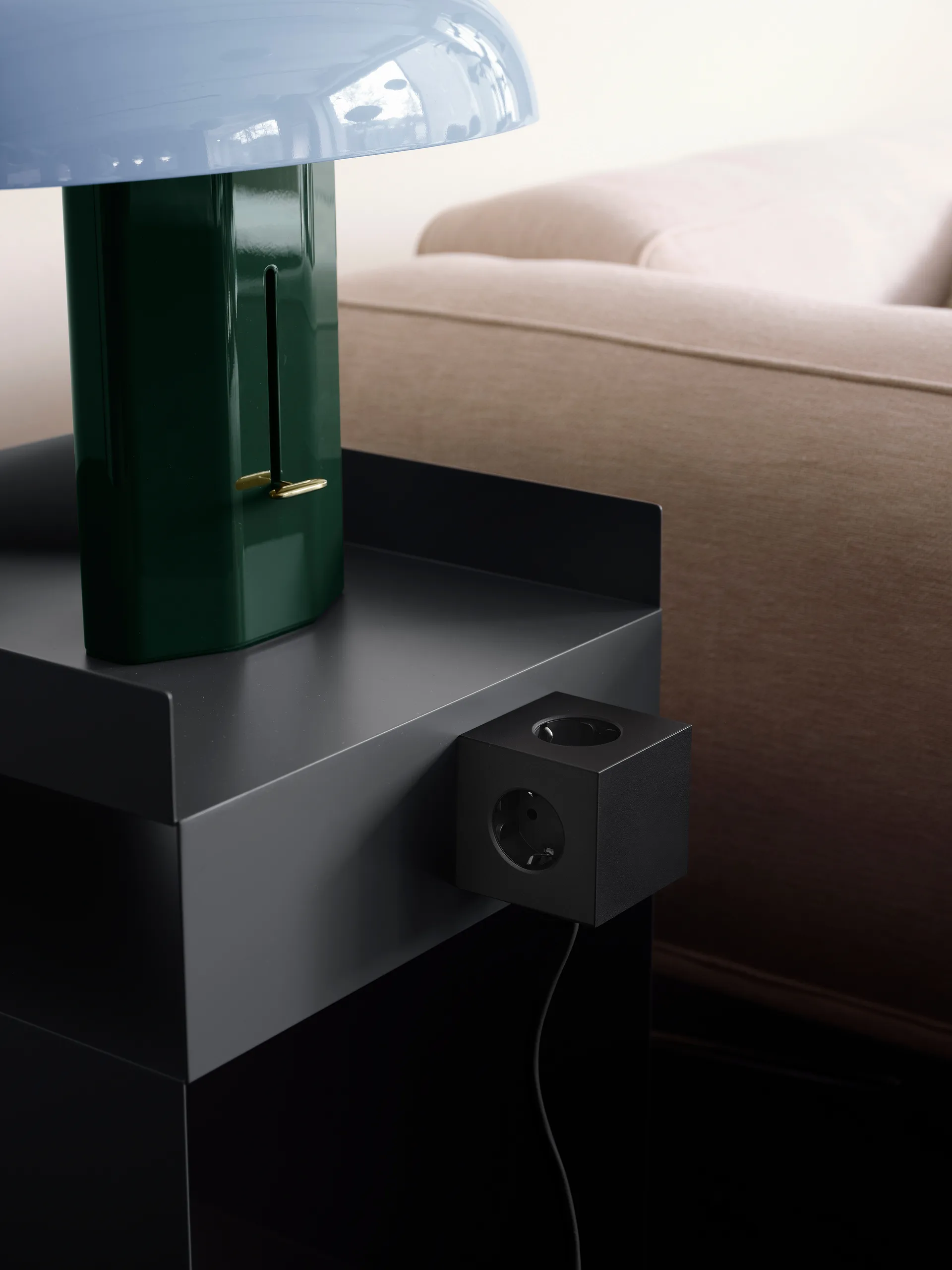 Square 1 power strip USB-C 30W 3 m, Stockholm 黑色 Avolt