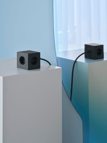 Square 1 power strip USB-C 30W 3 m - Stockholm 黑色 - Avolt