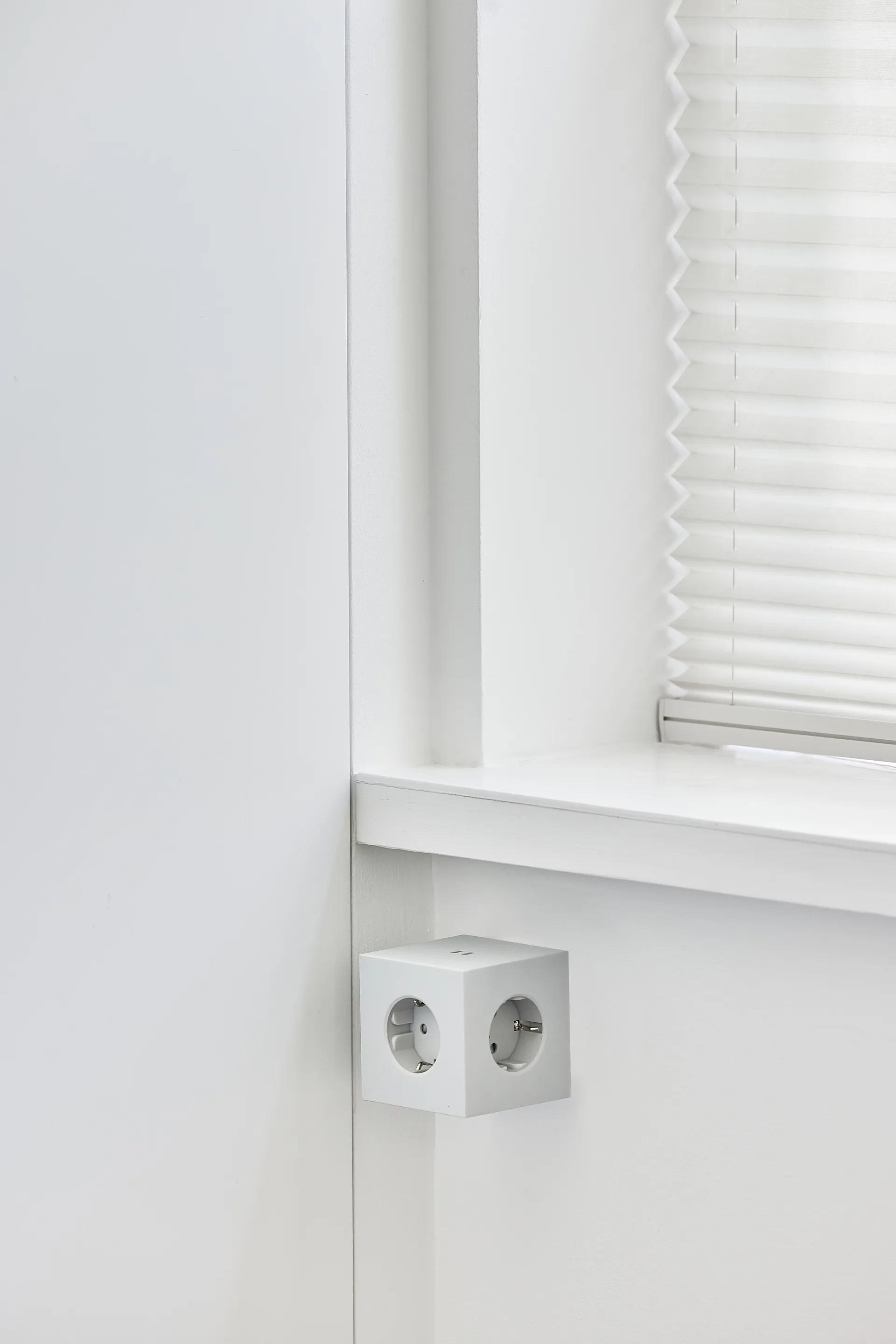 Square 1 socket USB-C 30W 1.8 m, 白色 Martinelli Luce edition Avolt