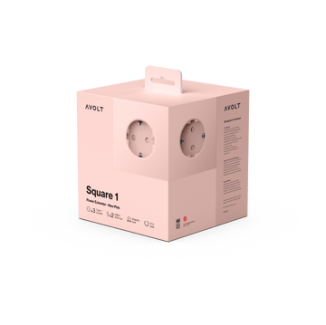 Square 1 socket USB-C 30W 1.8 m - New 粉色 - Avolt