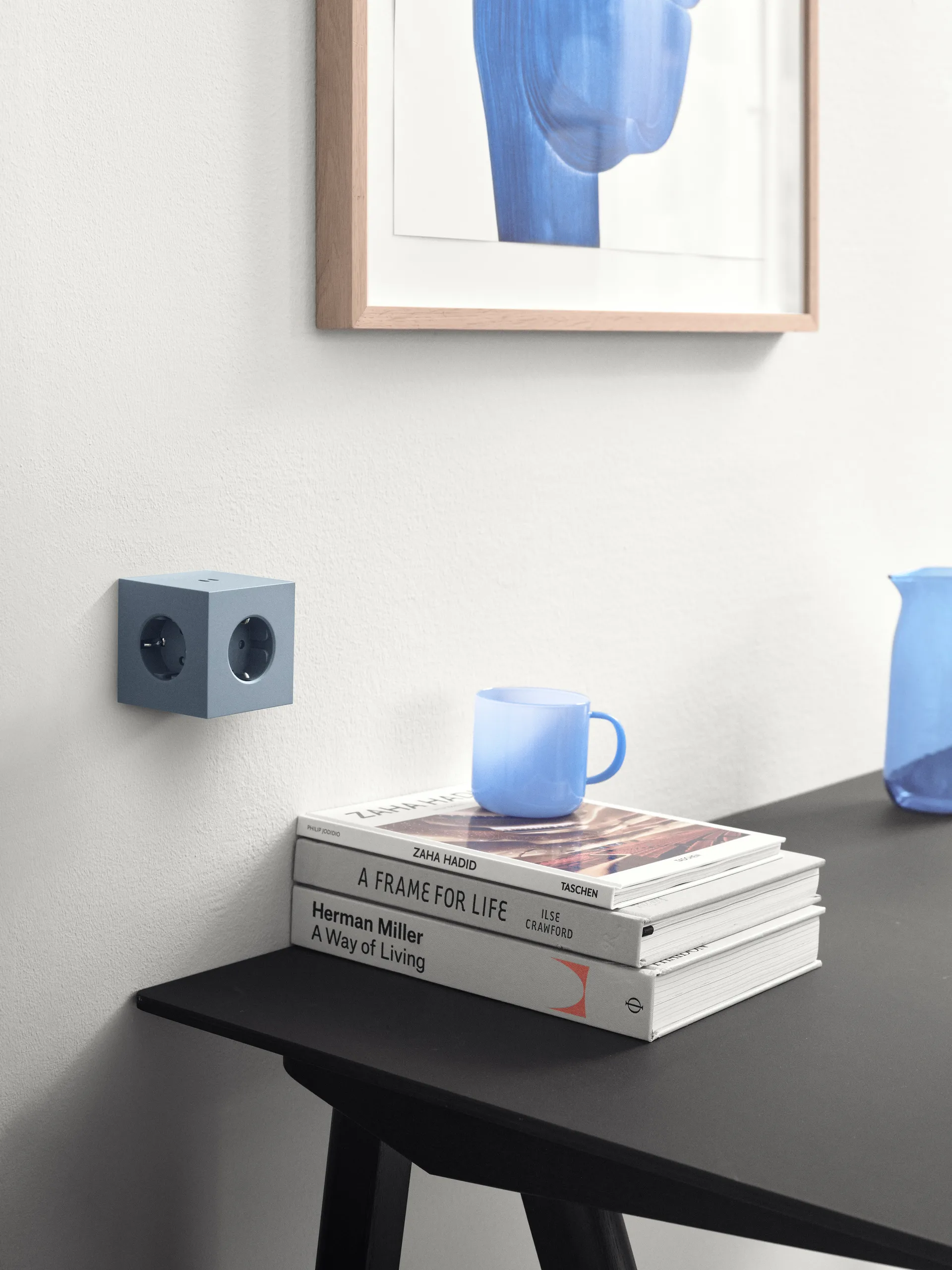 Square 1 插排 USB-C 30W 3m, 鲨鱼蓝 Avolt