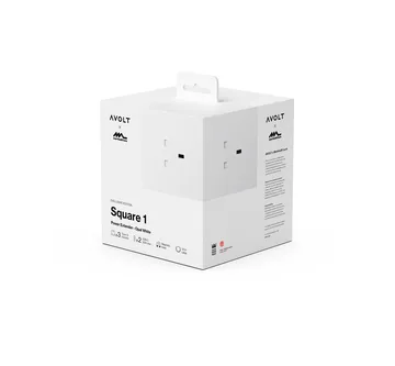 Square 1英规USB-C快充电源插座30W1.8米 - 白色Martinelli Luce特别版 - Avolt