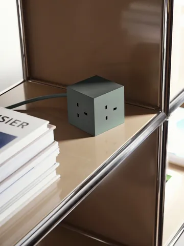 Square 1英规USB-C快充电源插座30W1.8米 - 橡木绿色 - Avolt