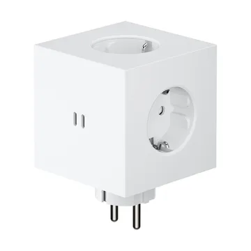 Square 2 outlet - Martinelli Luce Opal White - Avolt