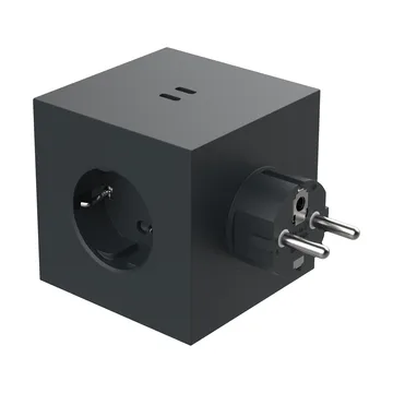 Square 2插座 - 斯德哥尔摩黑色 - Avolt