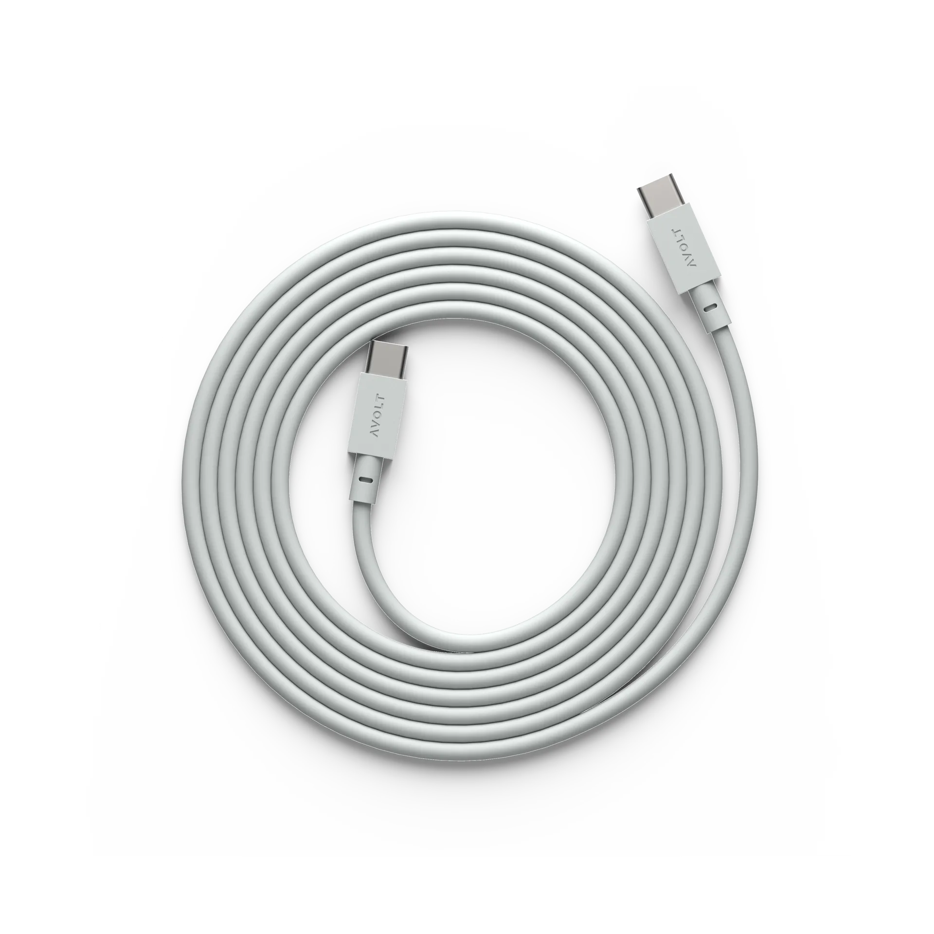 USB-C转USB-C充电数据线2m, 哥特兰灰 Avolt