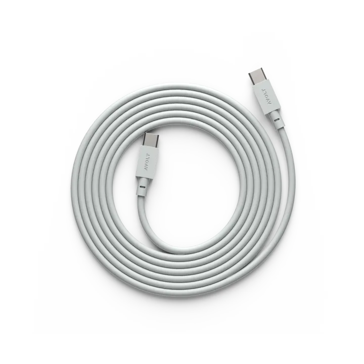 USB-C转USB-C充电数据线2m - 哥特兰灰 - Avolt