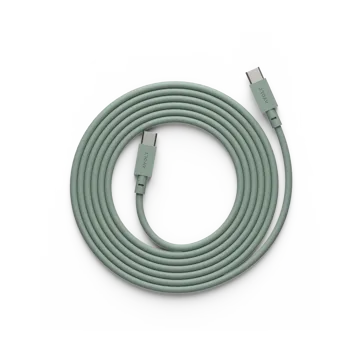 USB-C转USB-C充电数据线2m - 橡树绿 - Avolt