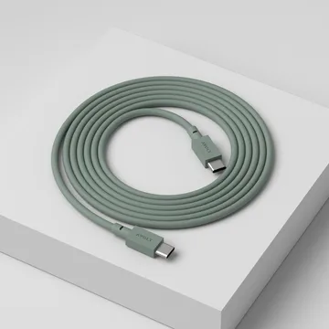 USB-C转USB-C充电数据线2m - 橡树绿 - Avolt